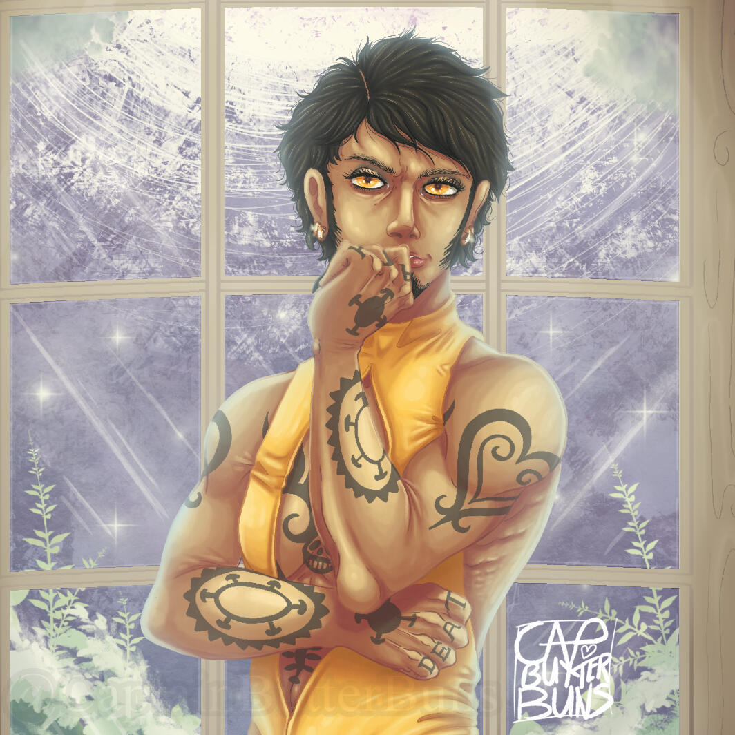 Law - Pretty in Gold (close-up)